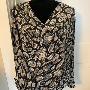 100% silk Derek Lam long sleeve blouse